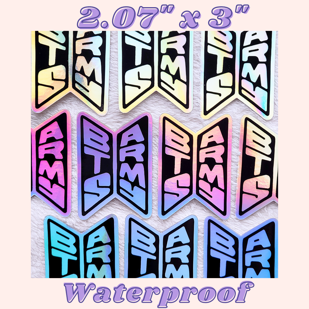 Holographic BTS Army Sticker