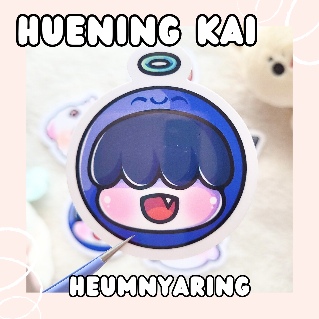 TXT Animal Die Cut Sticker