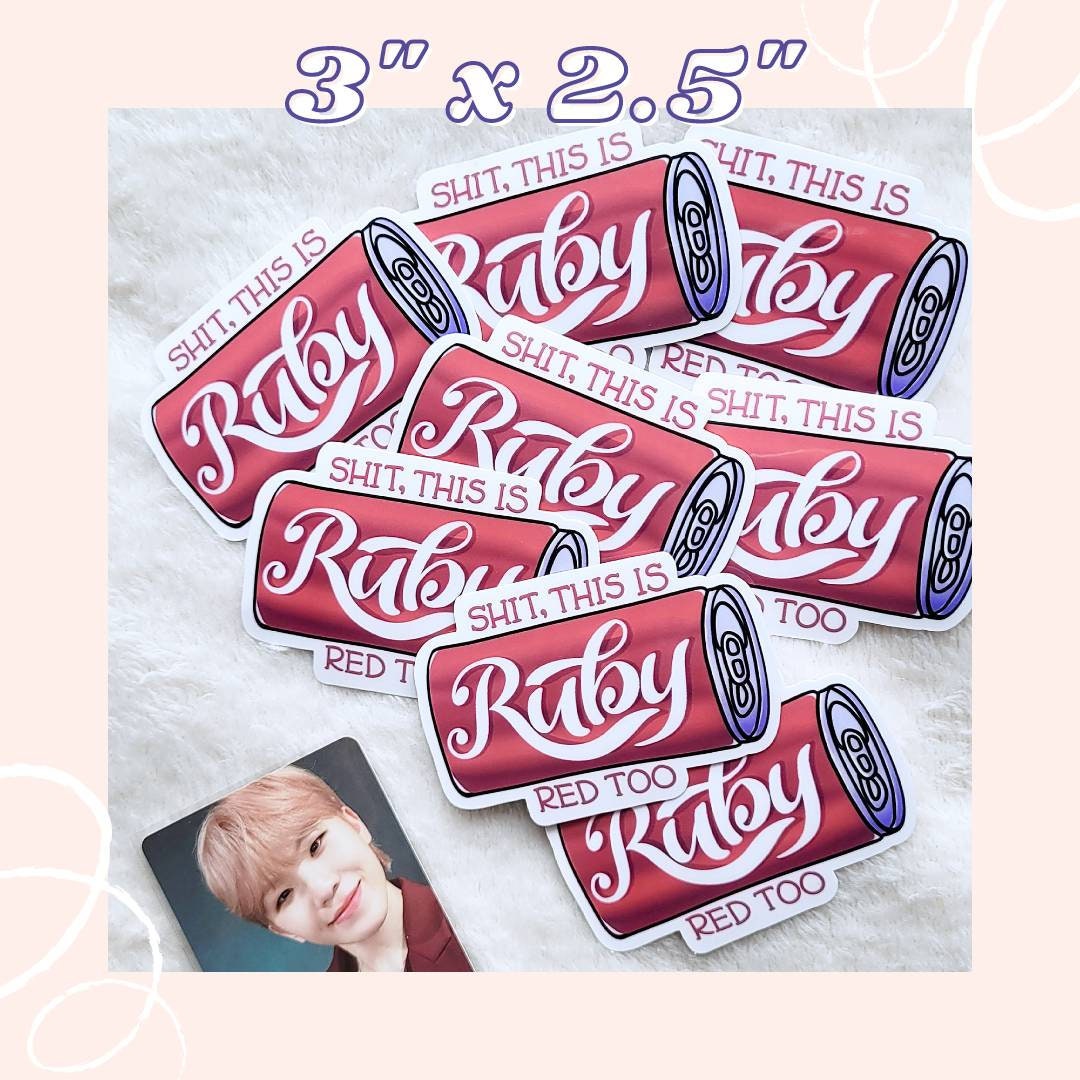 Ruby (Woozi) Die Cut Sticker