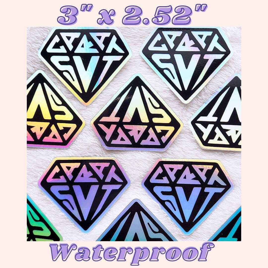 Holographic Carat Die Cut Sticker