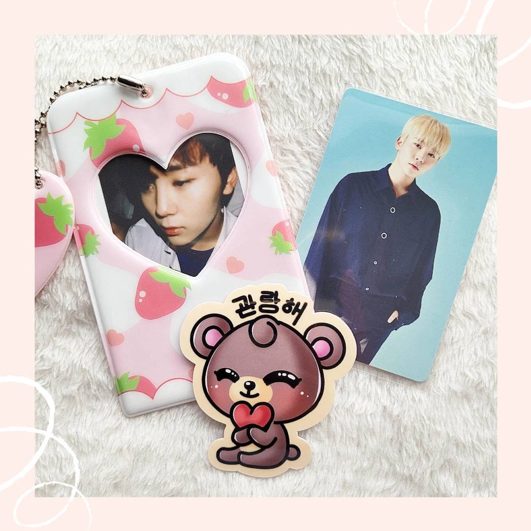 Seungkwan Bear Die Cut Sticker