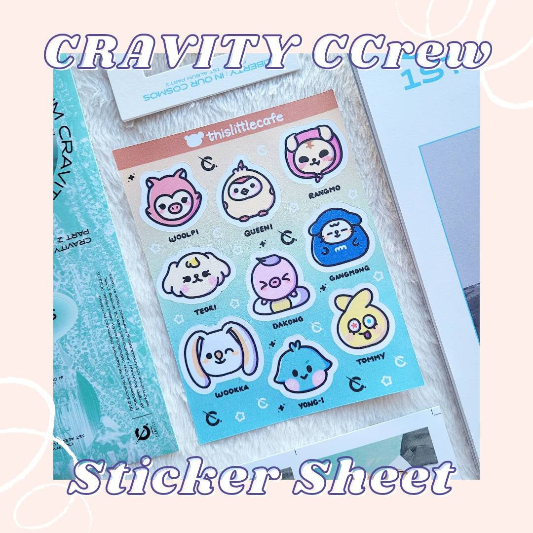 CRAVITY C-Crew Sticker Sheet