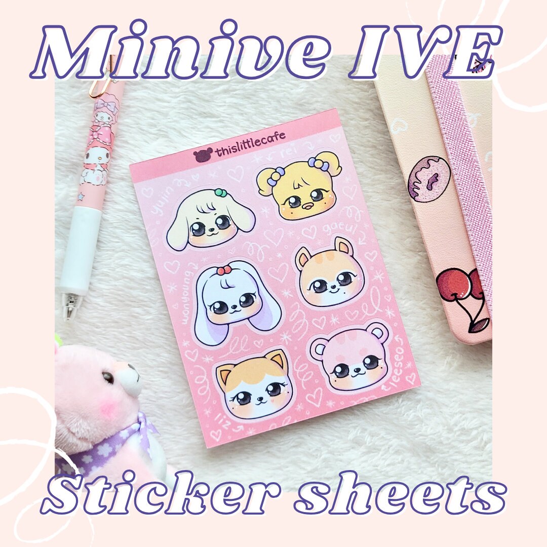 IVE Minive Sticker Sheet