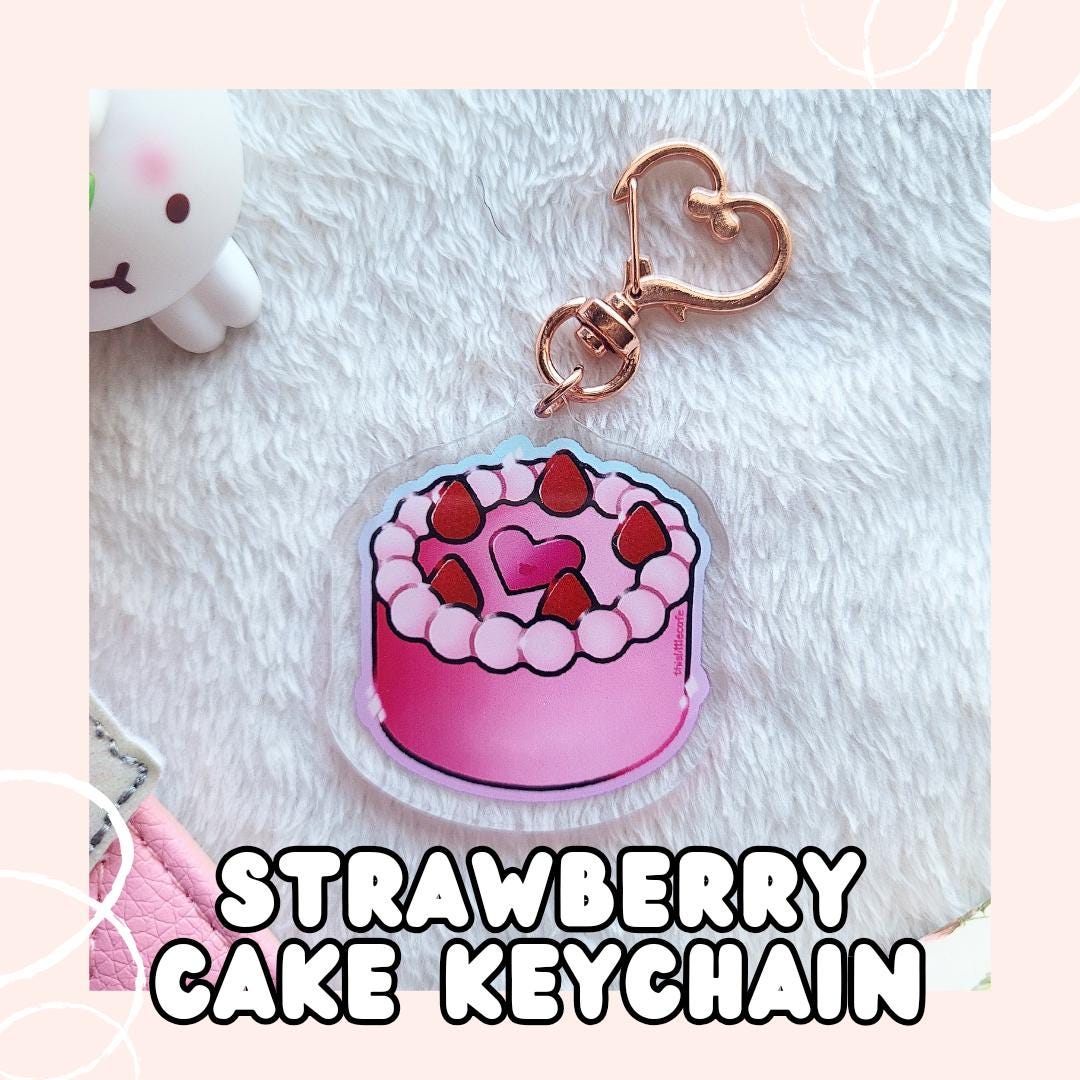Strawberry Shortcake Acrylic Keychain