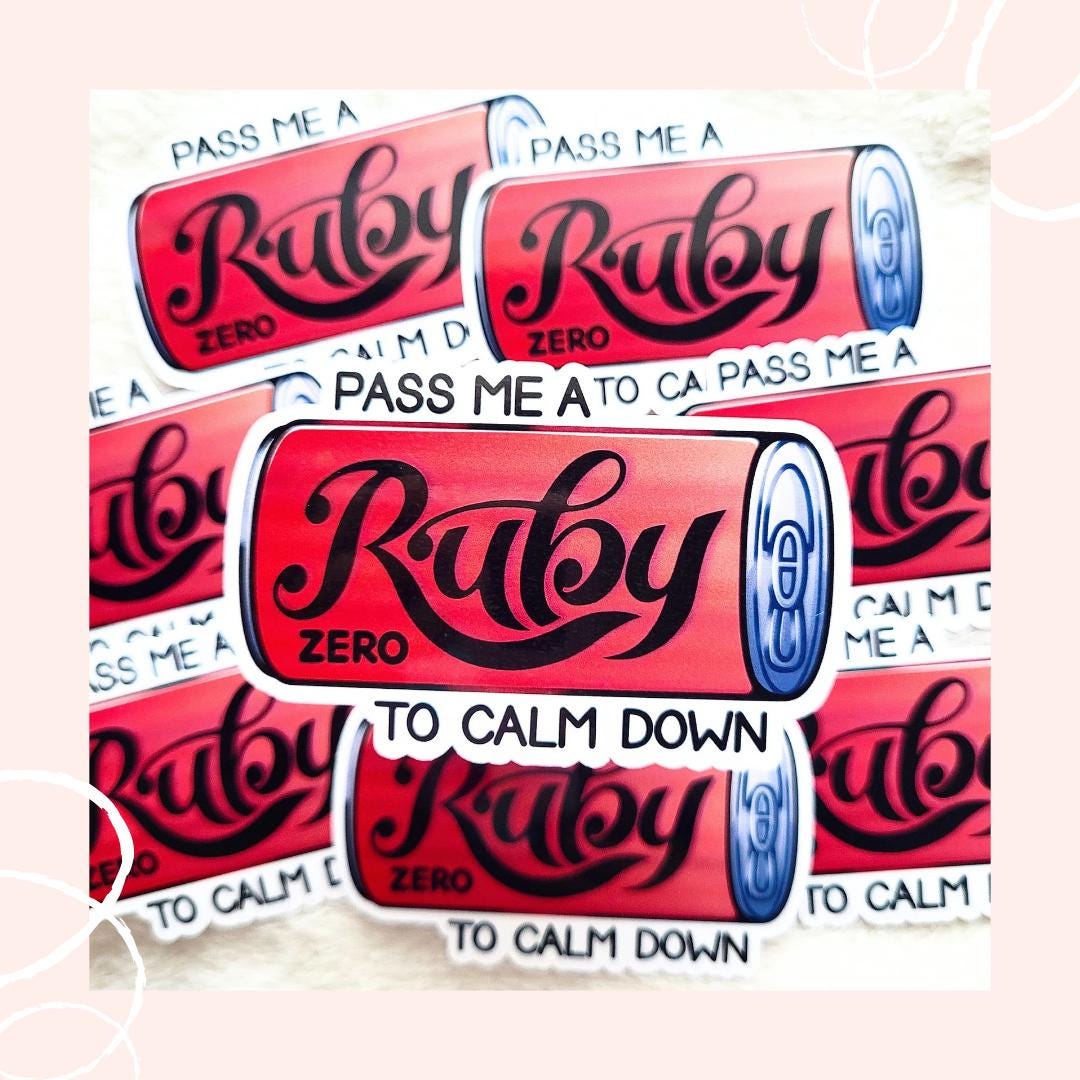Ruby Zero (Woozi) Die Cut Sticker