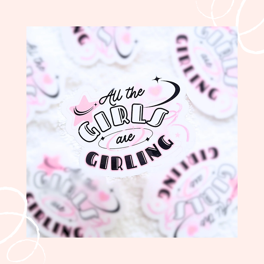 LeSserafim Girling Die Cut Sticker