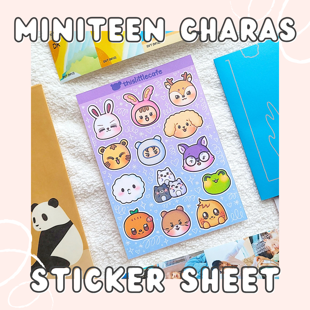 Seventeen Miniteen Sticker Sheet
