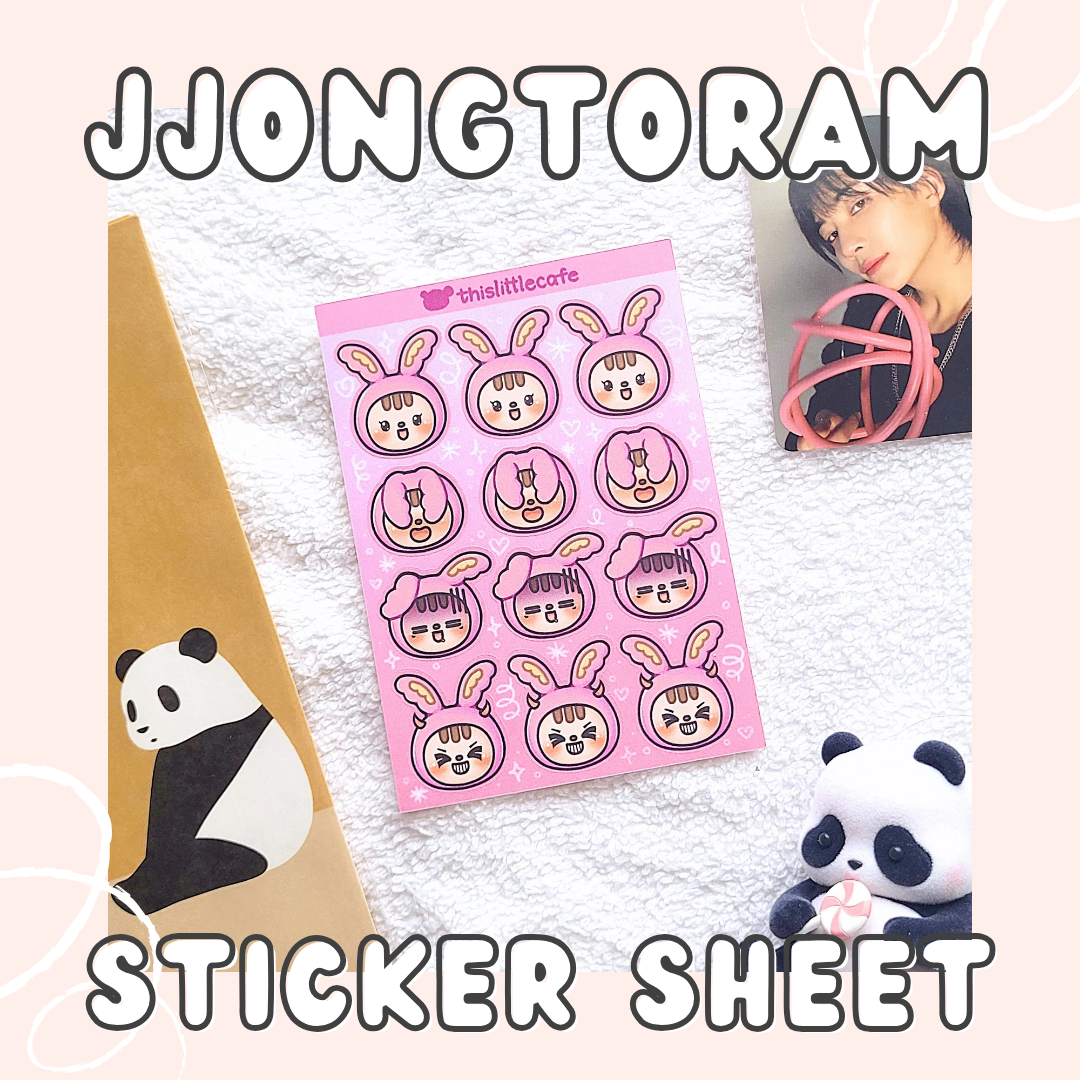 Jeonghan (JJongrami) Sticker Sheet