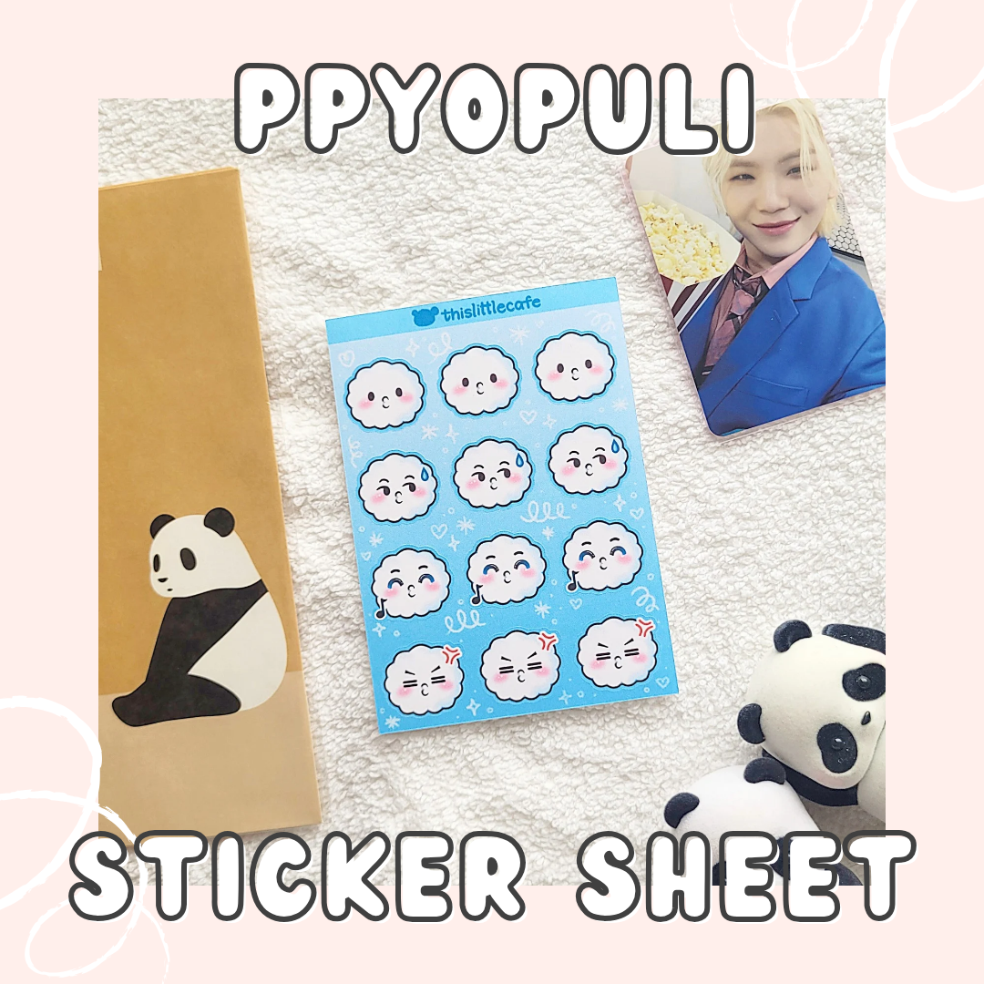 Woozi (Ppyulpuli) Sticker Sheet