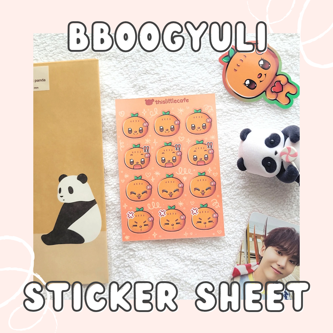 Seungkwan (Bbogyuli) Sticker Sheet