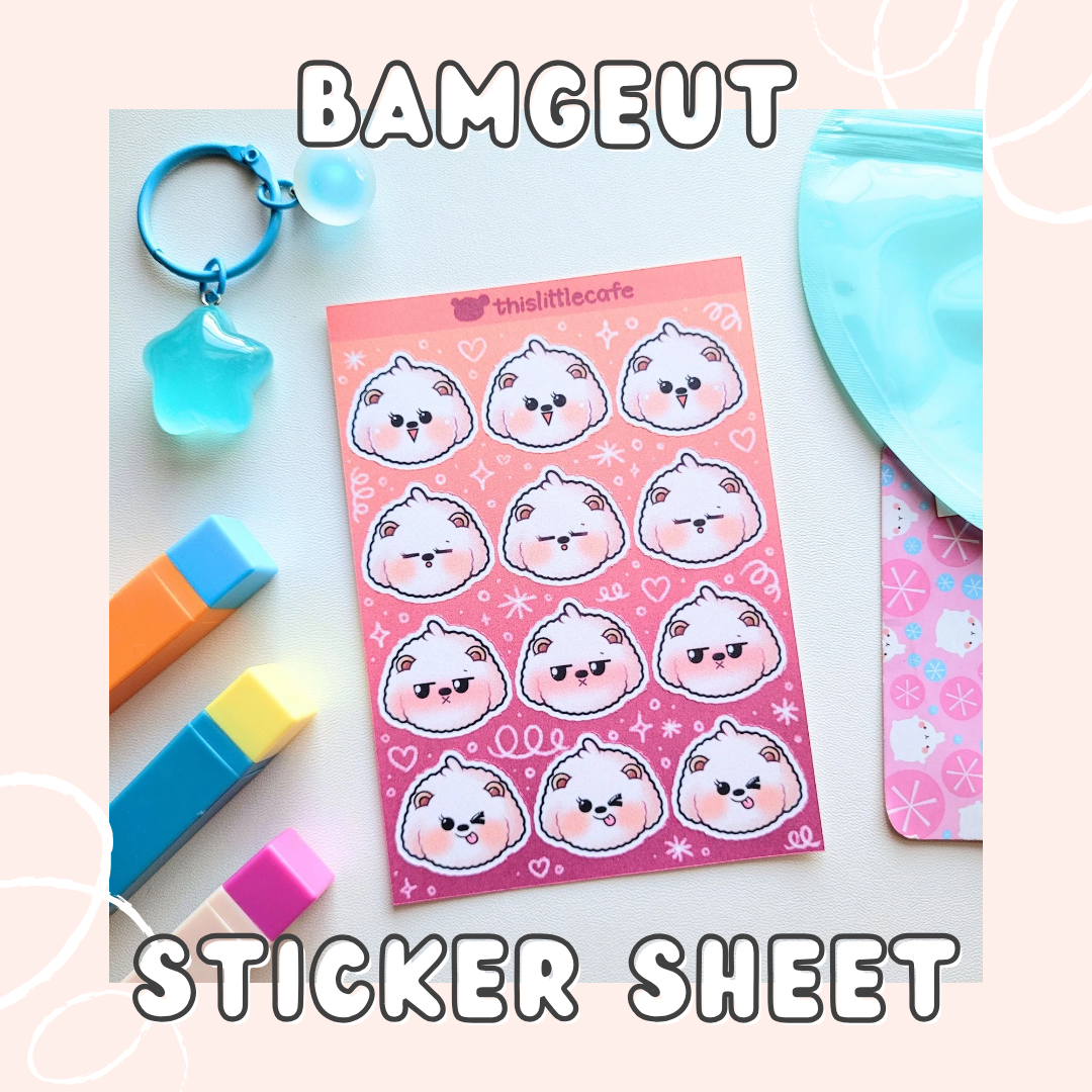 Beomgyu (Bamgeut) Sticker Sheet
