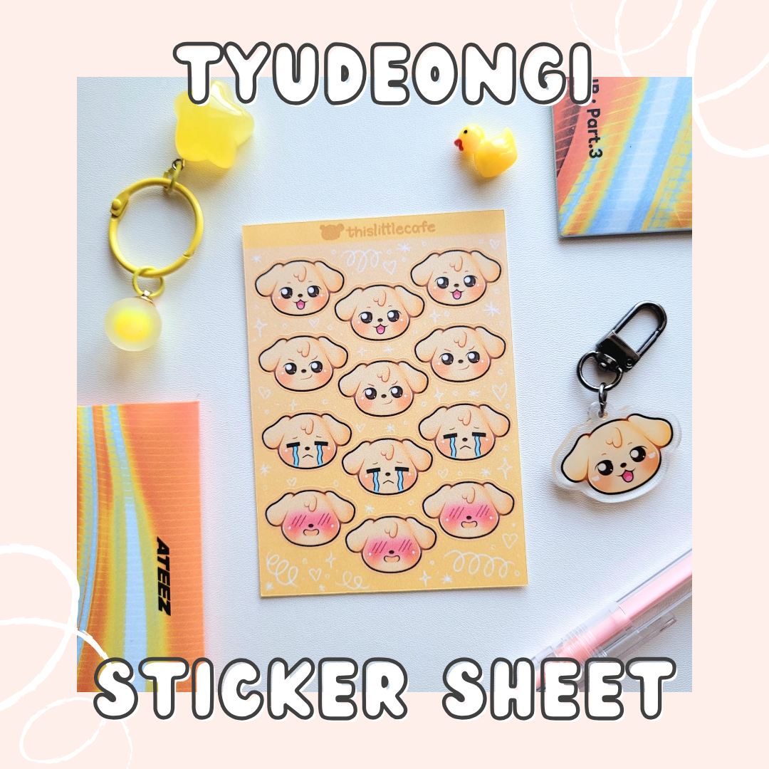 Yunho (Tyudongi) Sticker Sheet