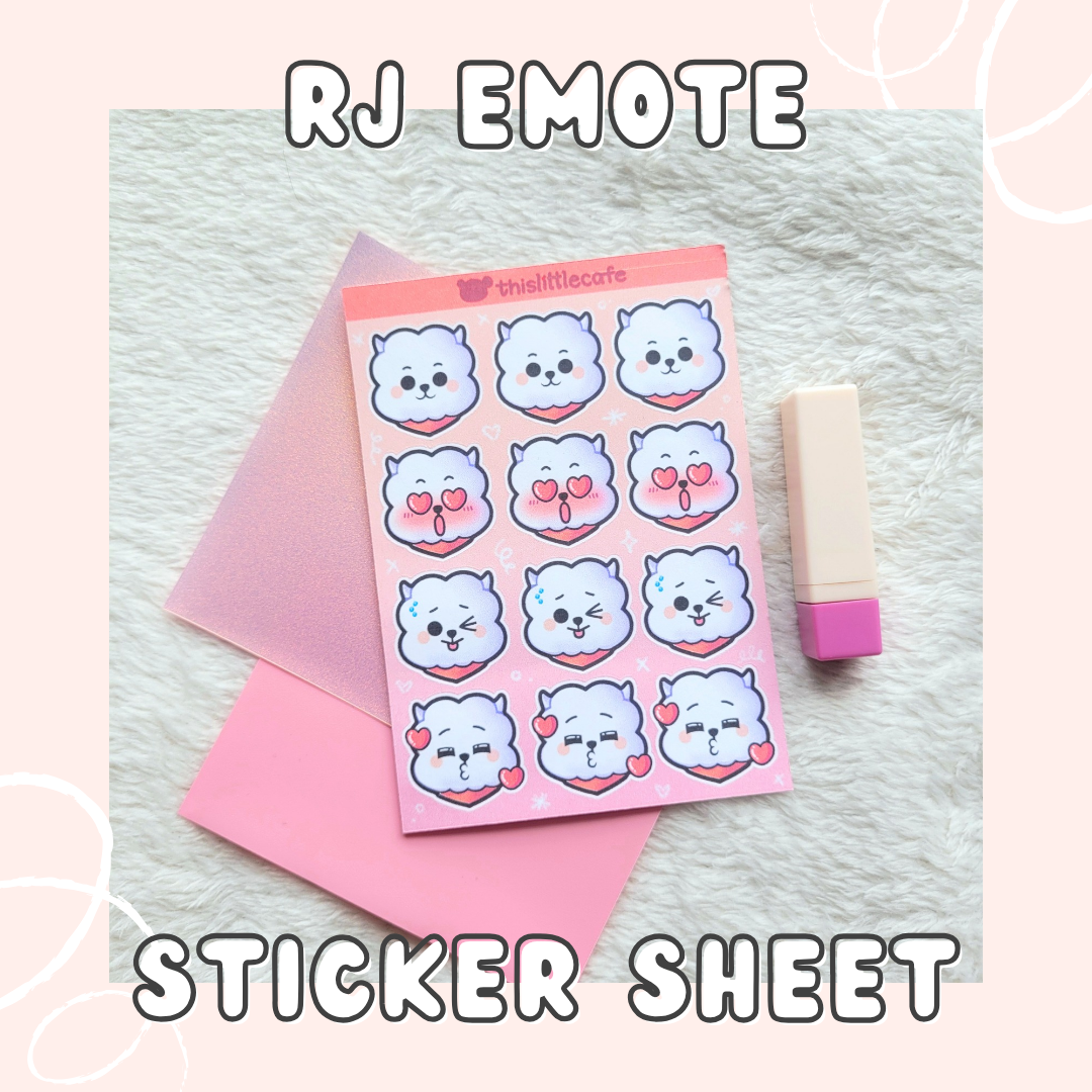 Jin (RJ) Sticker Sheet