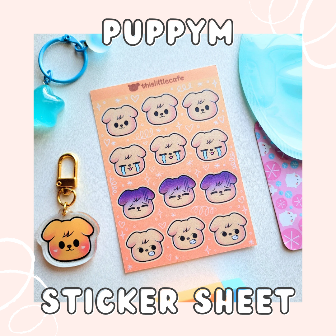 PuppyM (Seungmin) Sticker Sheet