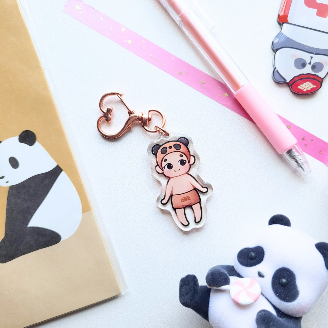 Sonny Panda Acrylic Keychain