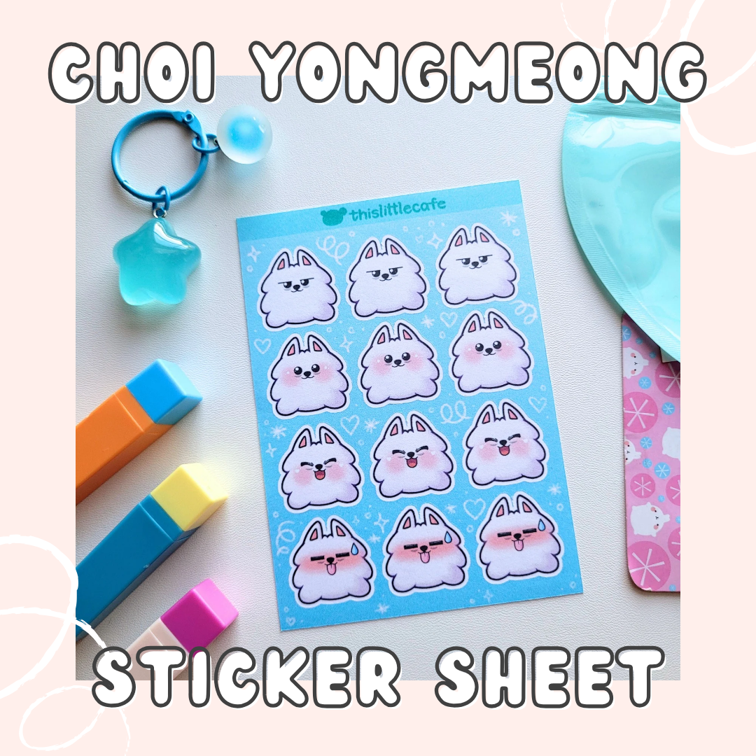 Soobin (Choi Yongmyong) Sticker Sheet