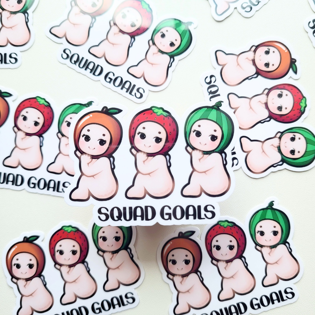 Sonny Fruit Squad Die Cut Sticker