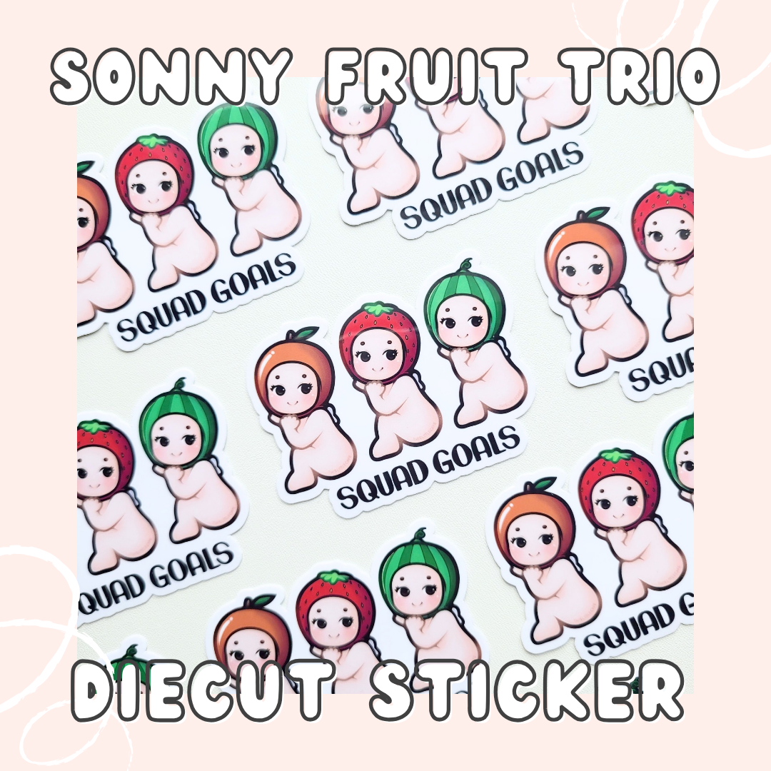 Sonny Fruit Squad Die Cut Sticker