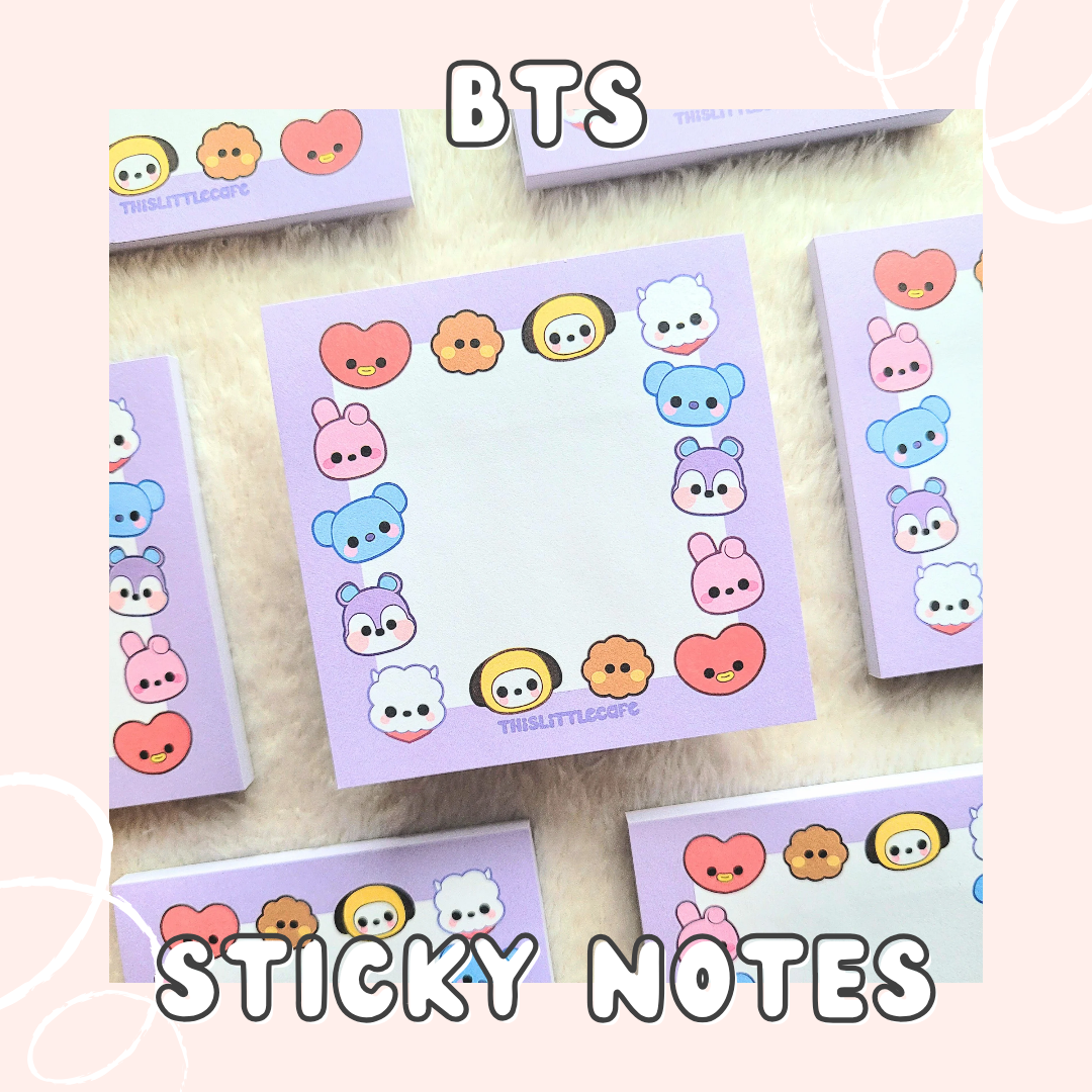 BTS Sticky Notes