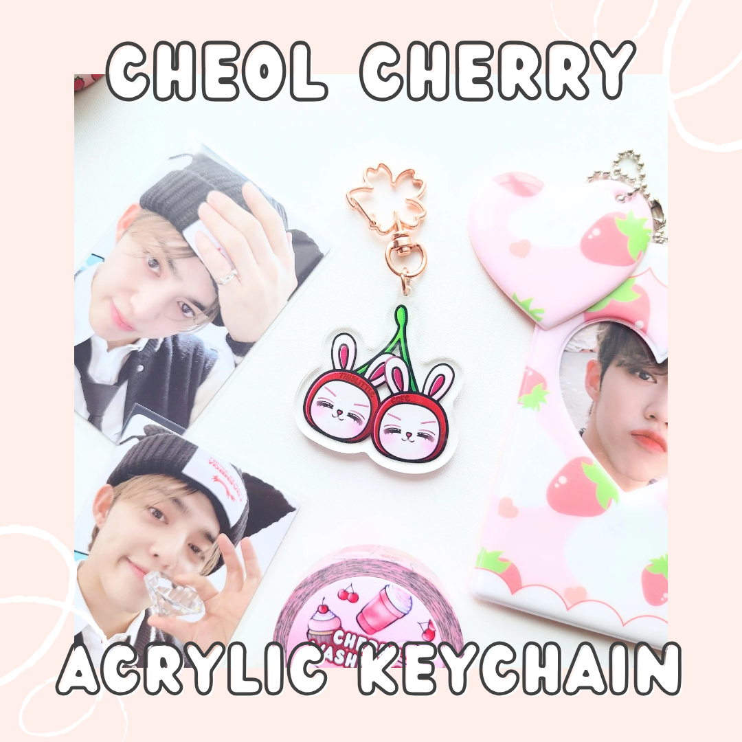 Cheol Cherry Acrylic Keychain