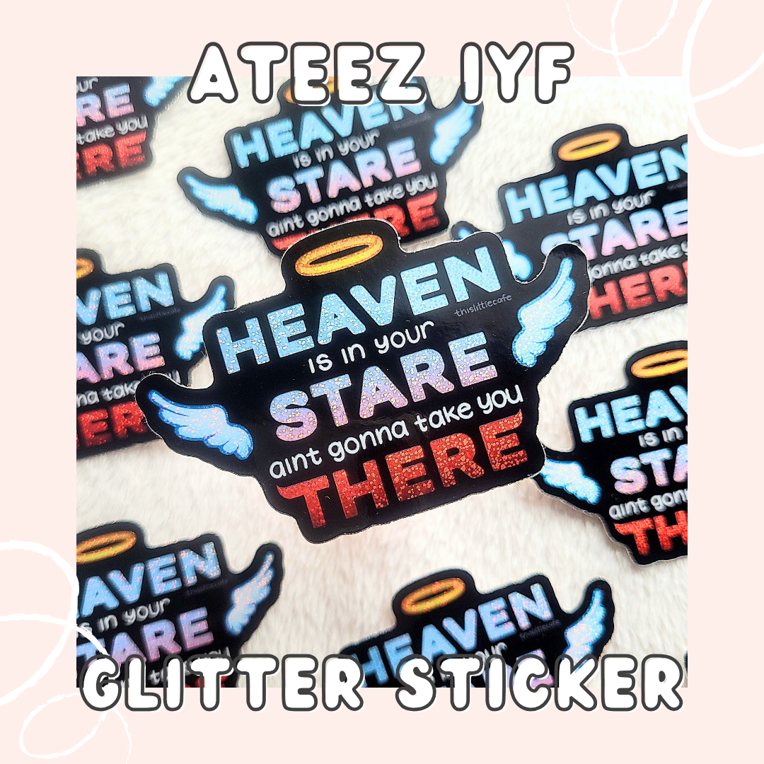 Ateez IYF Glitter Sticker