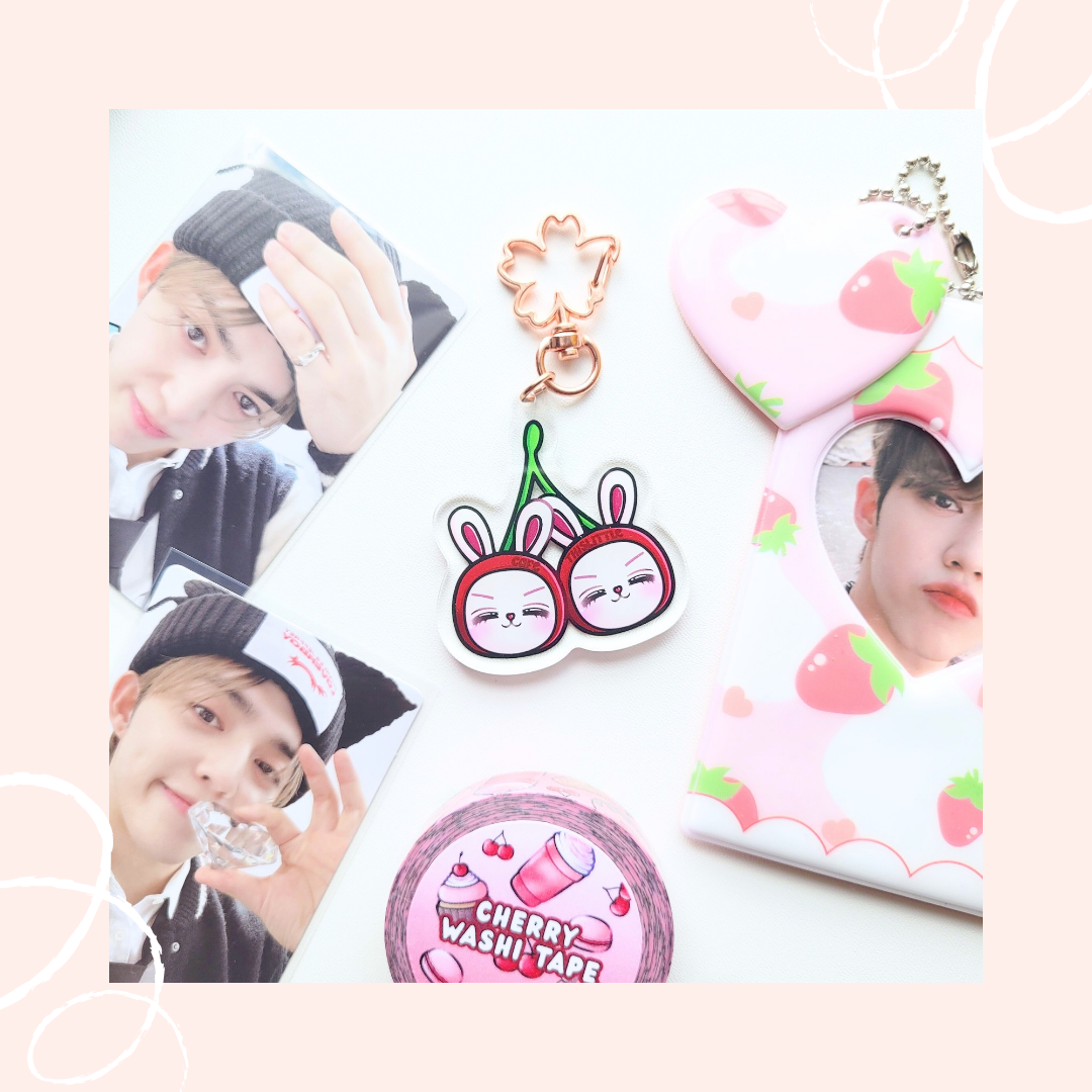 Cheol Cherry Acrylic Keychain