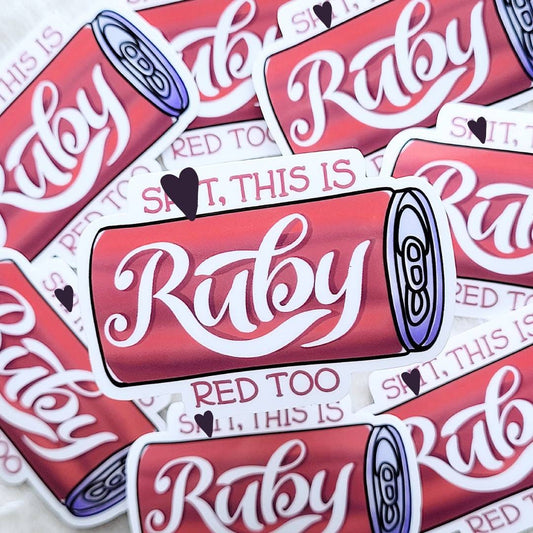 Ruby (Woozi) Die Cut Sticker