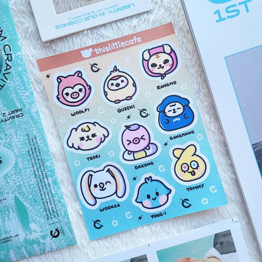 CRAVITY C-Crew Sticker Sheet