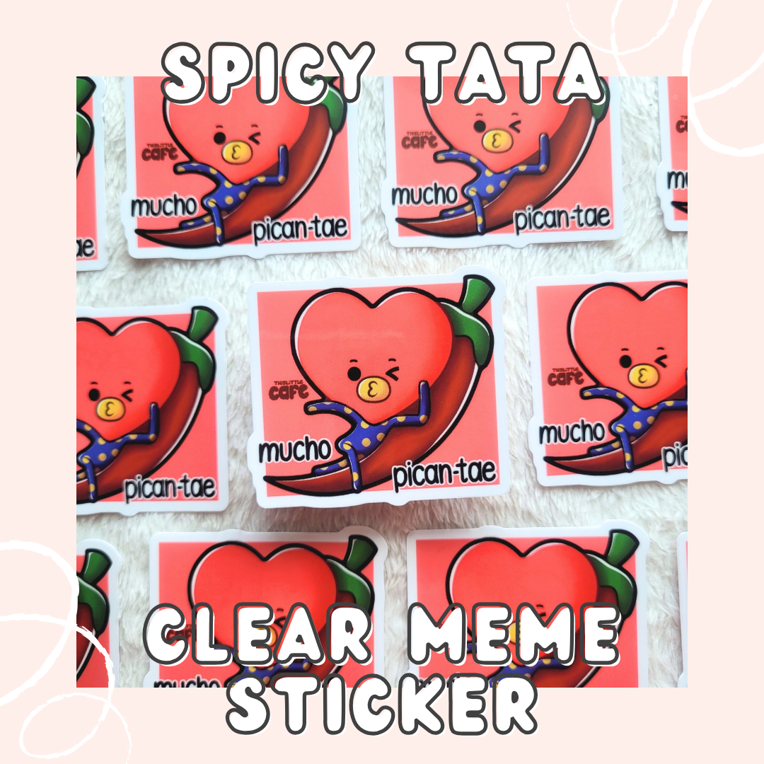 Bts Meme Clear Stickers