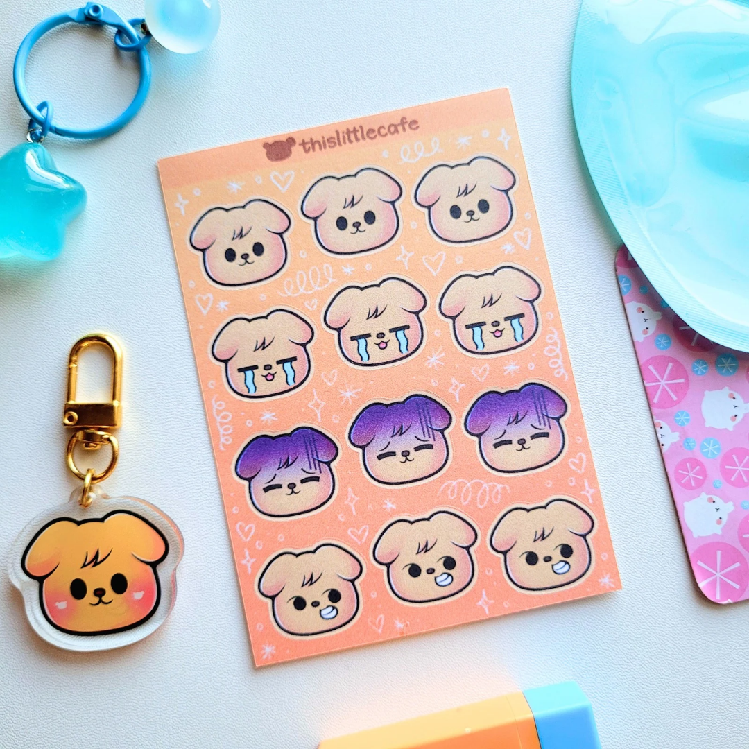 PuppyM (Seungmin) Sticker Sheet