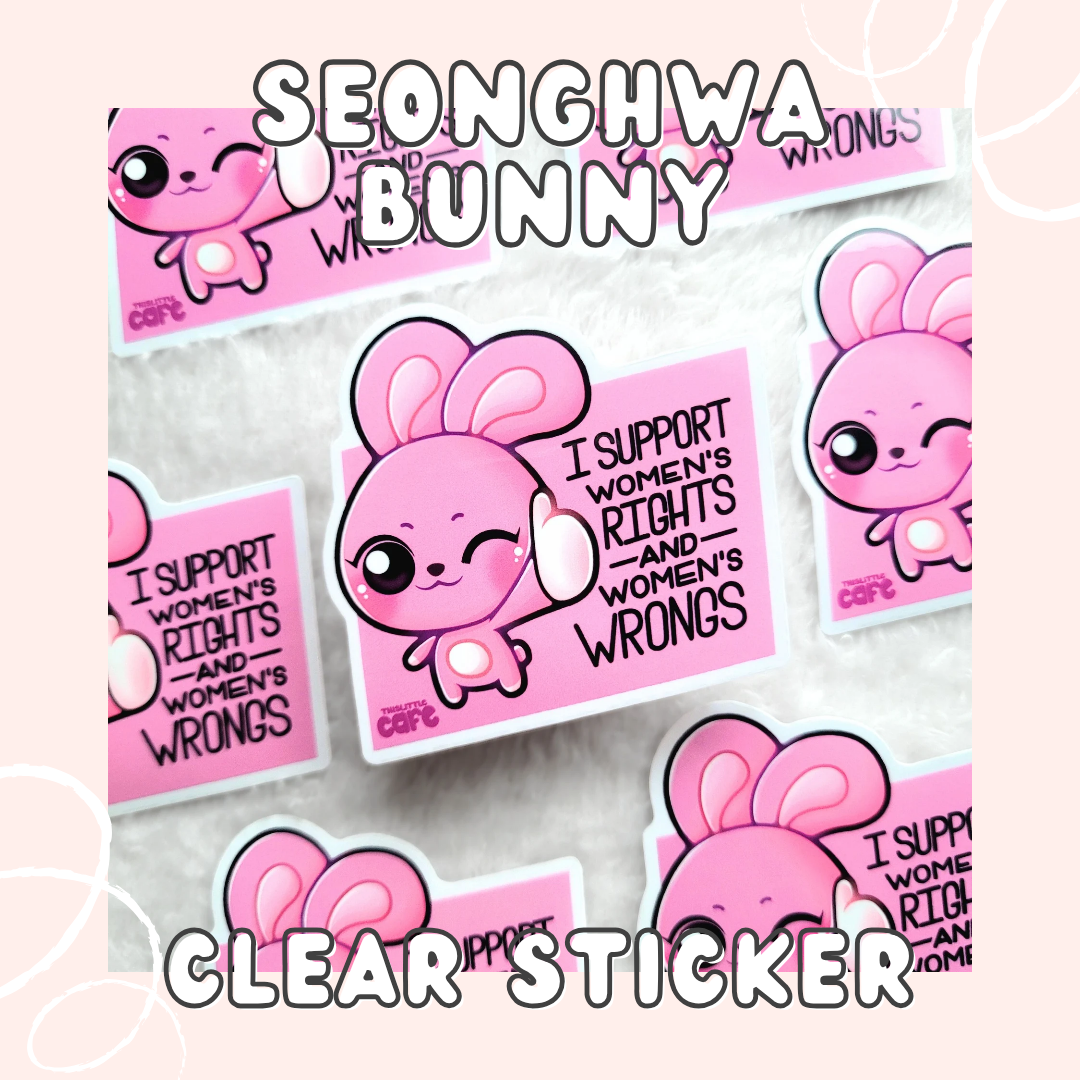 Ateez Meme Clear Stickers