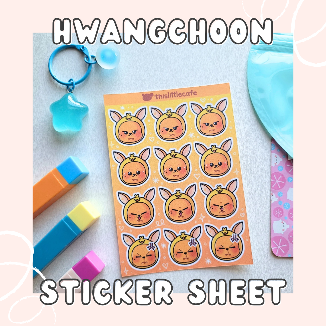 Yeonjun (HwangChoon) Sticker Sheet