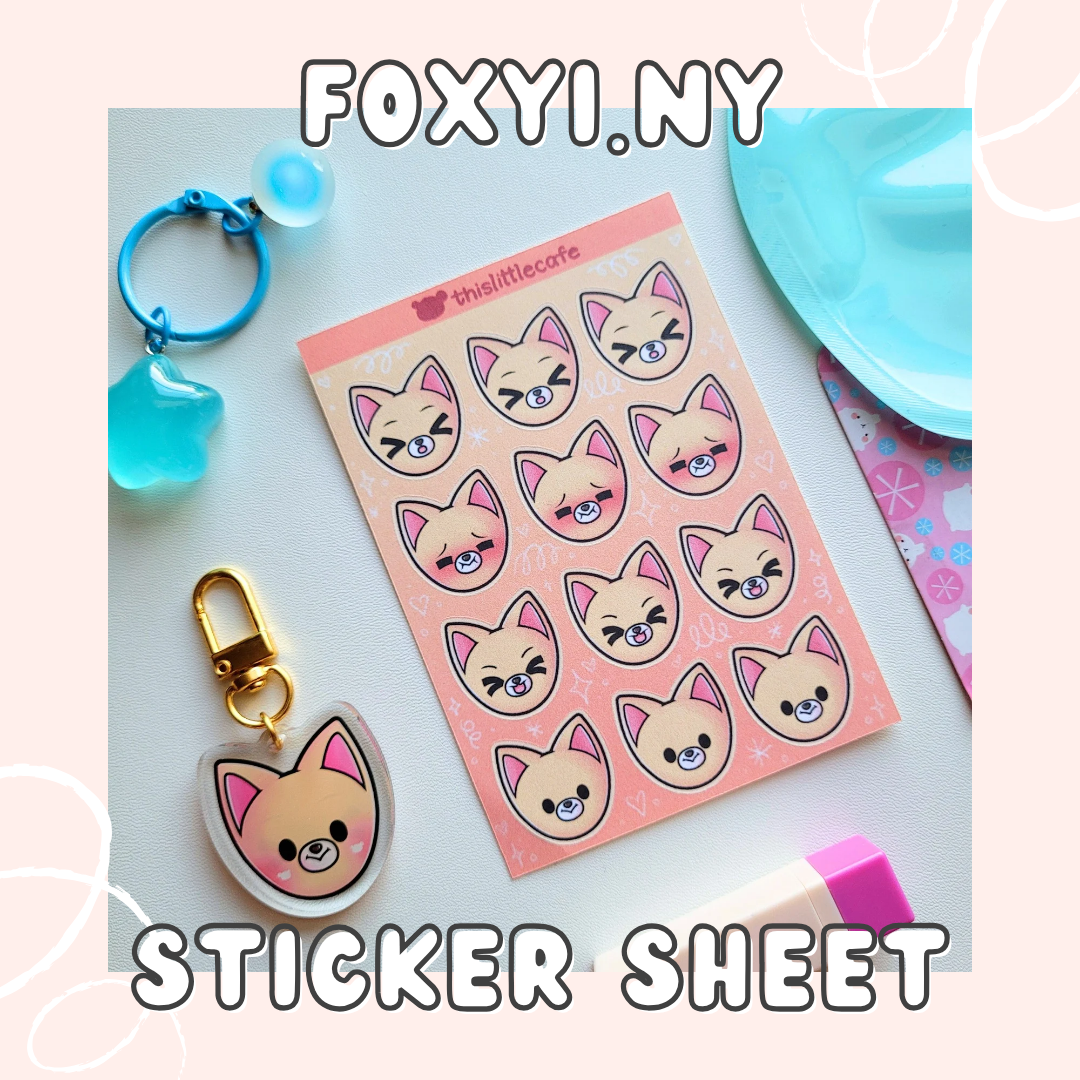FoxI.ny (I.N) Sticker Sheet
