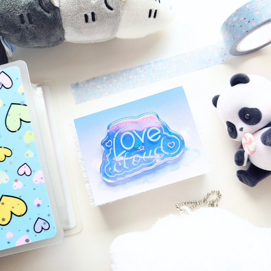Heaven's Cloud Acrylic Pin