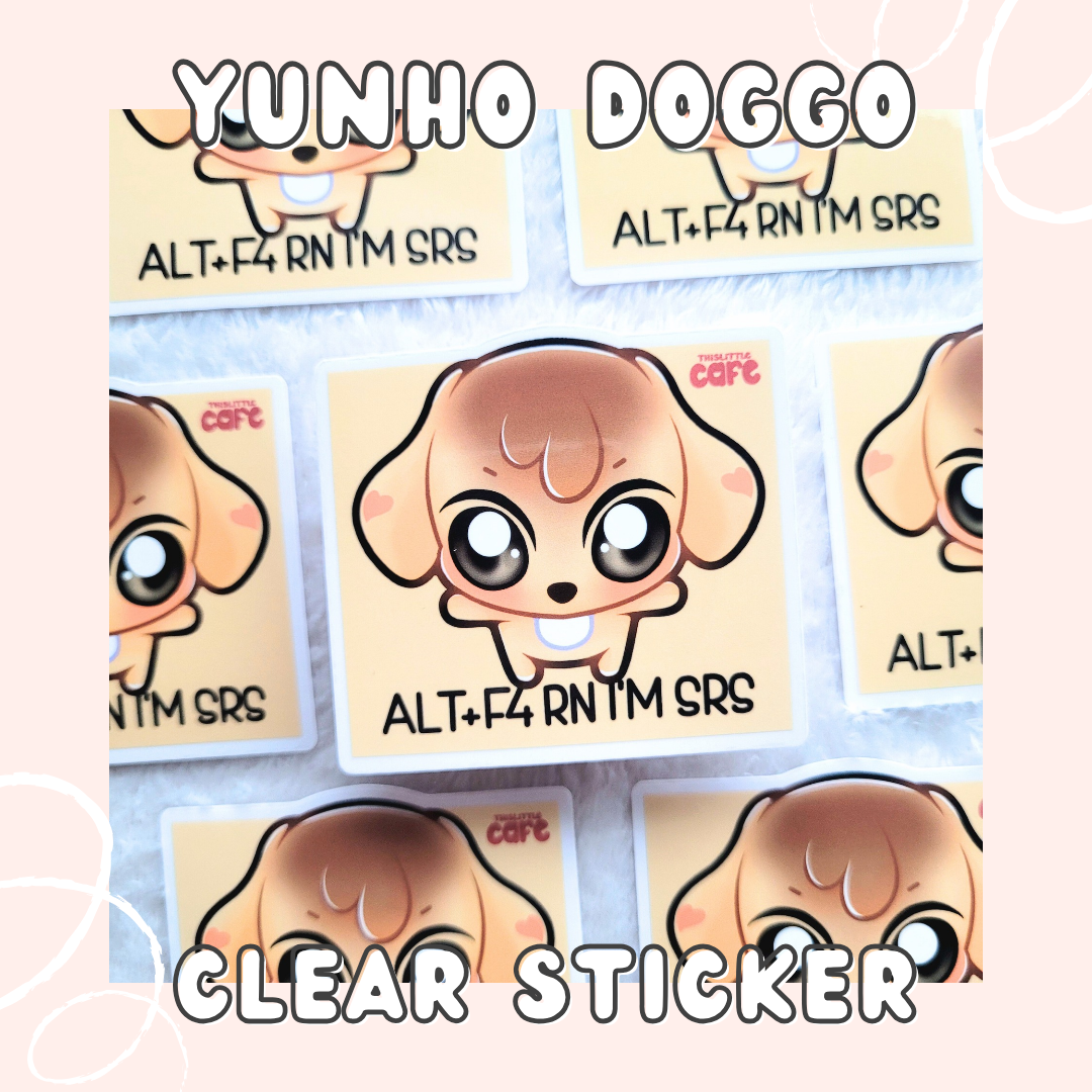 Ateez Meme Clear Stickers
