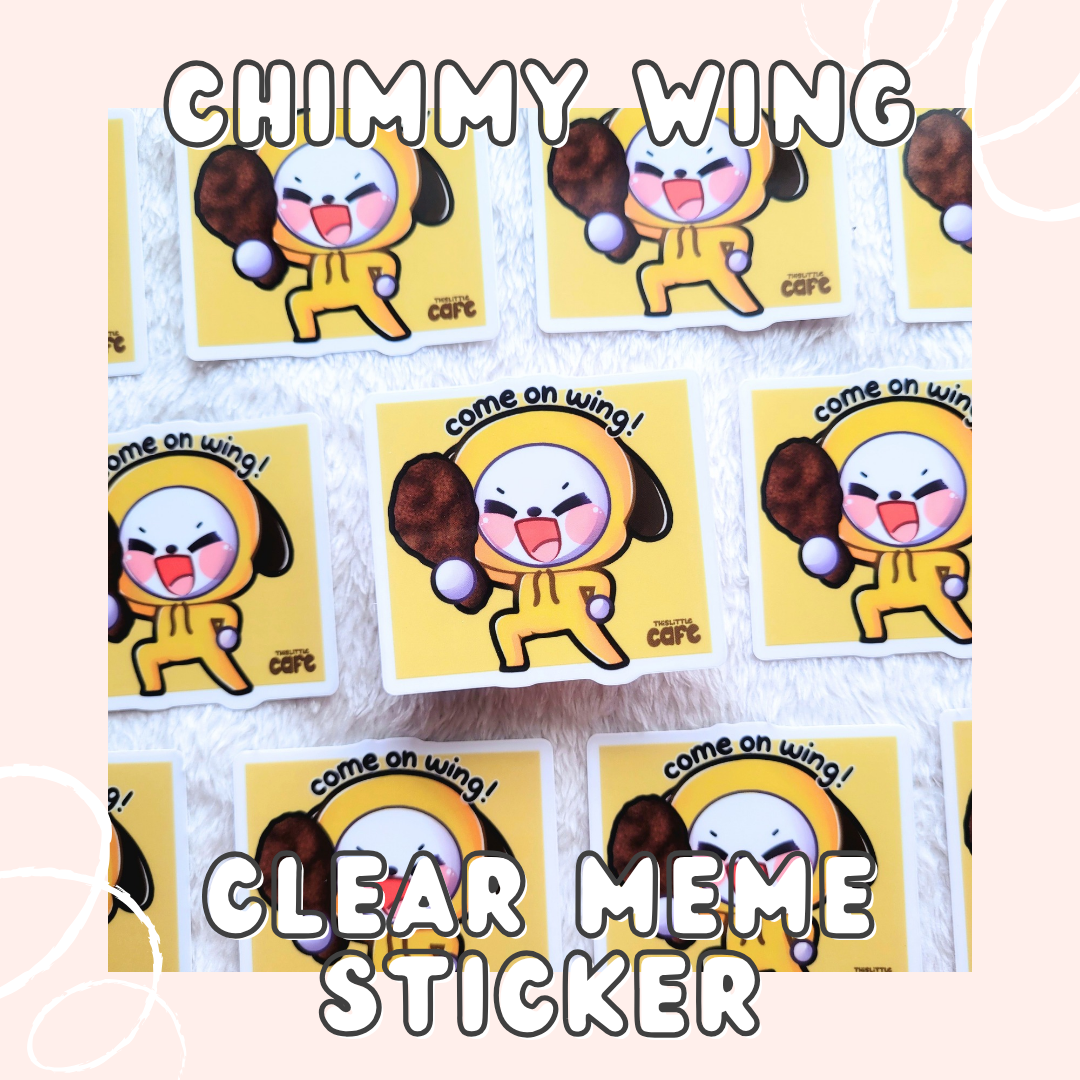 Bts Meme Clear Stickers