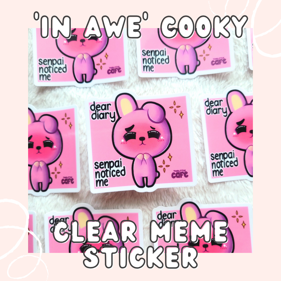 Bts Meme Clear Stickers