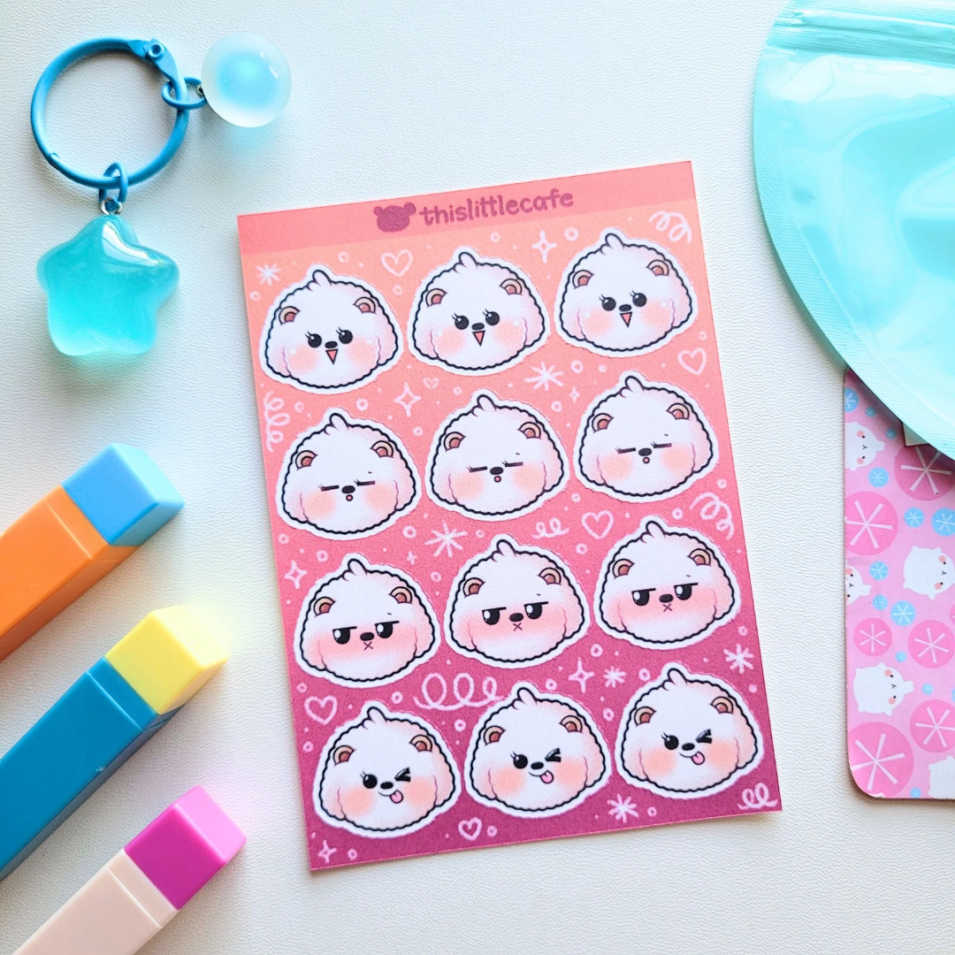 Beomgyu (Bamgeut) Sticker Sheet