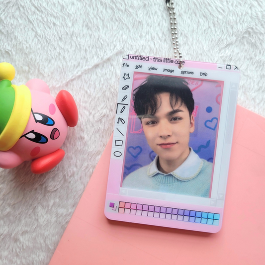 Untitled Paint Acrylic Photocard Holder (Keychain)