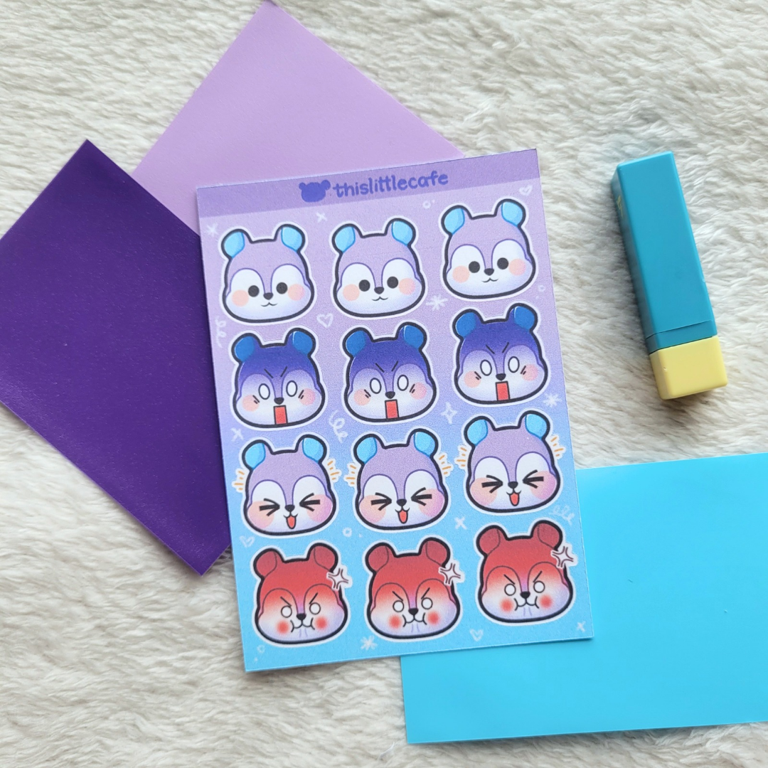 J-Hope (Mang) Sticker Sheet