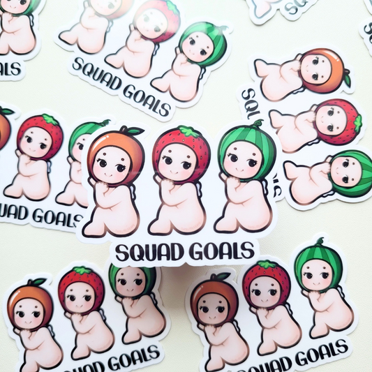 Sonny Fruit Squad Die Cut Sticker