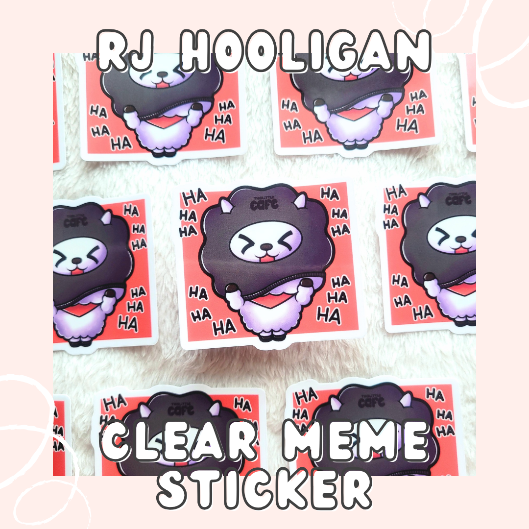 Bts Meme Clear Stickers