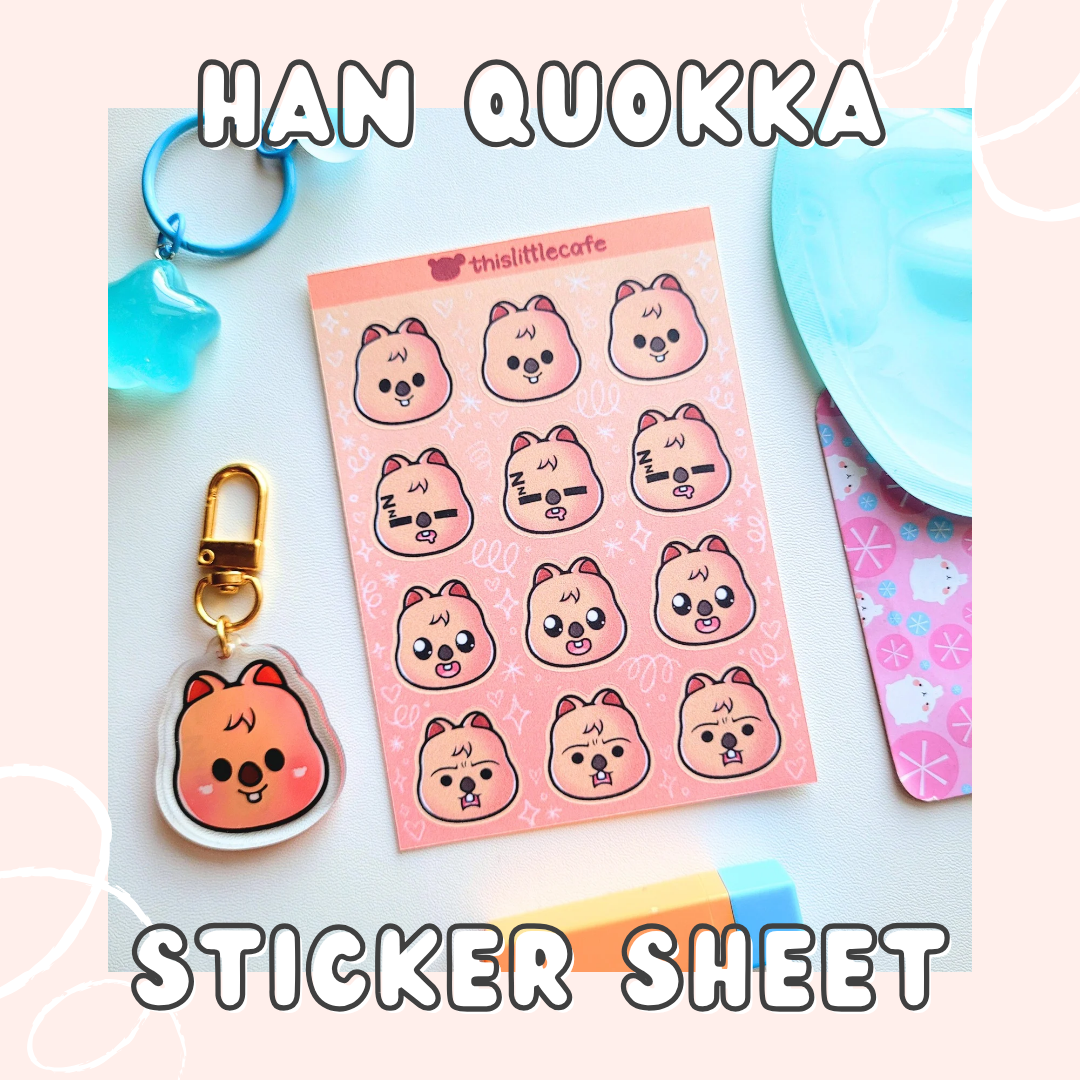 HanQuokka (Han) Sticker Sheet