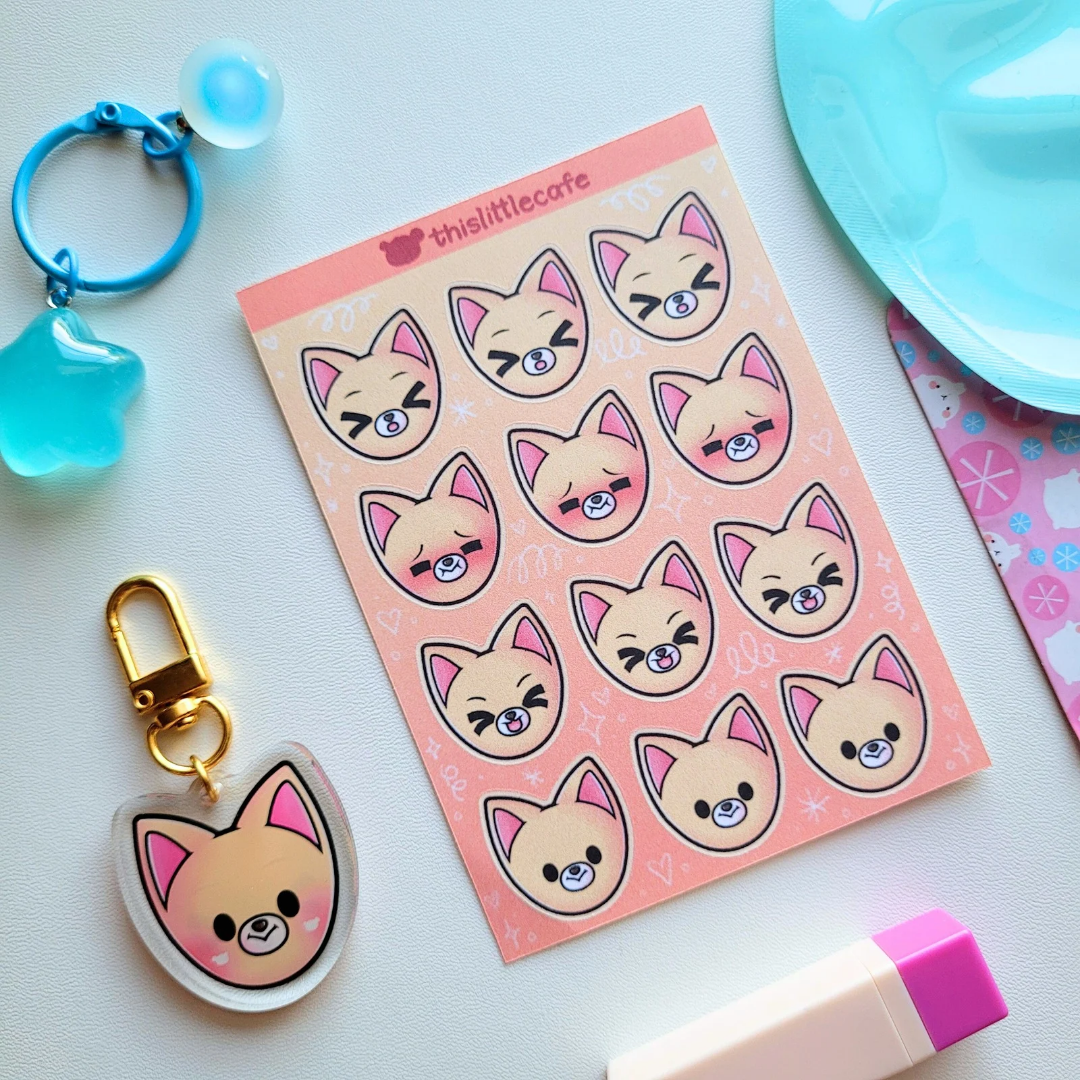 FoxI.ny (I.N) Sticker Sheet