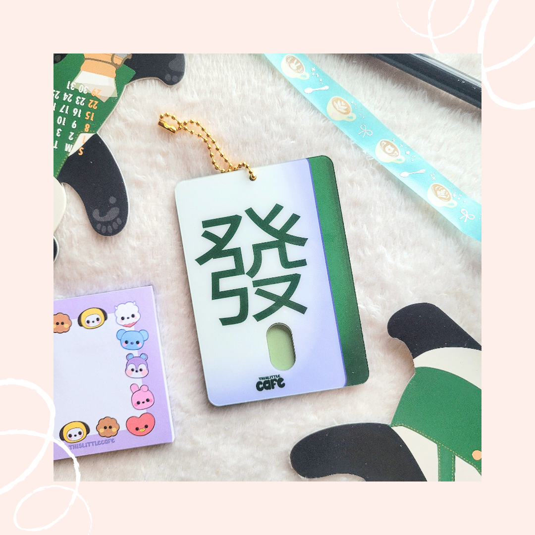 Mahjong Acrylic Photocard Holder (Keychain)
