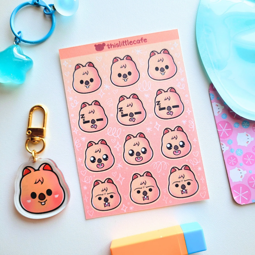 HanQuokka (Han) Sticker Sheet