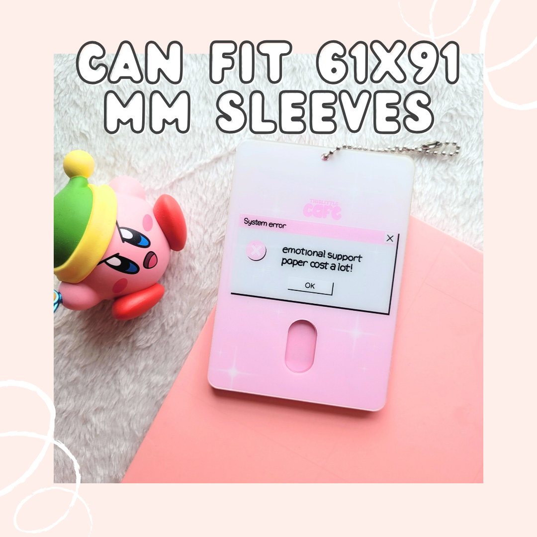 Untitled Paint Acrylic Photocard Holder (Keychain)