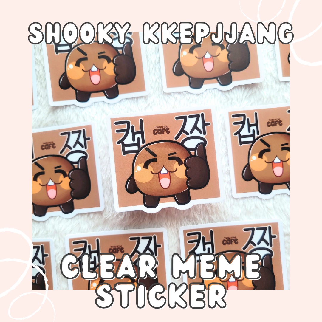 Bts Meme Clear Stickers