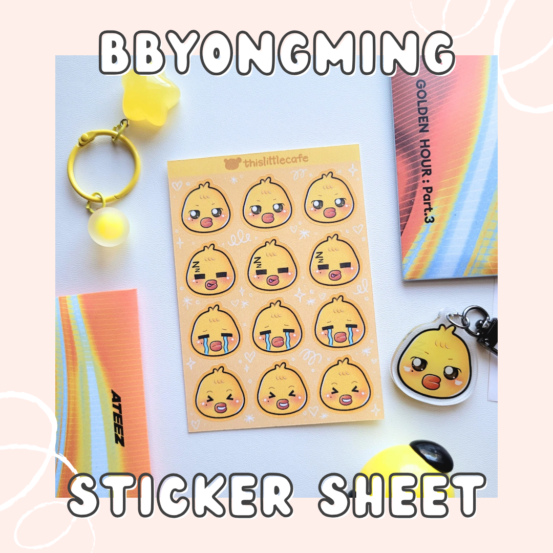 Mingi (Bbyongming) Sticker Sheet