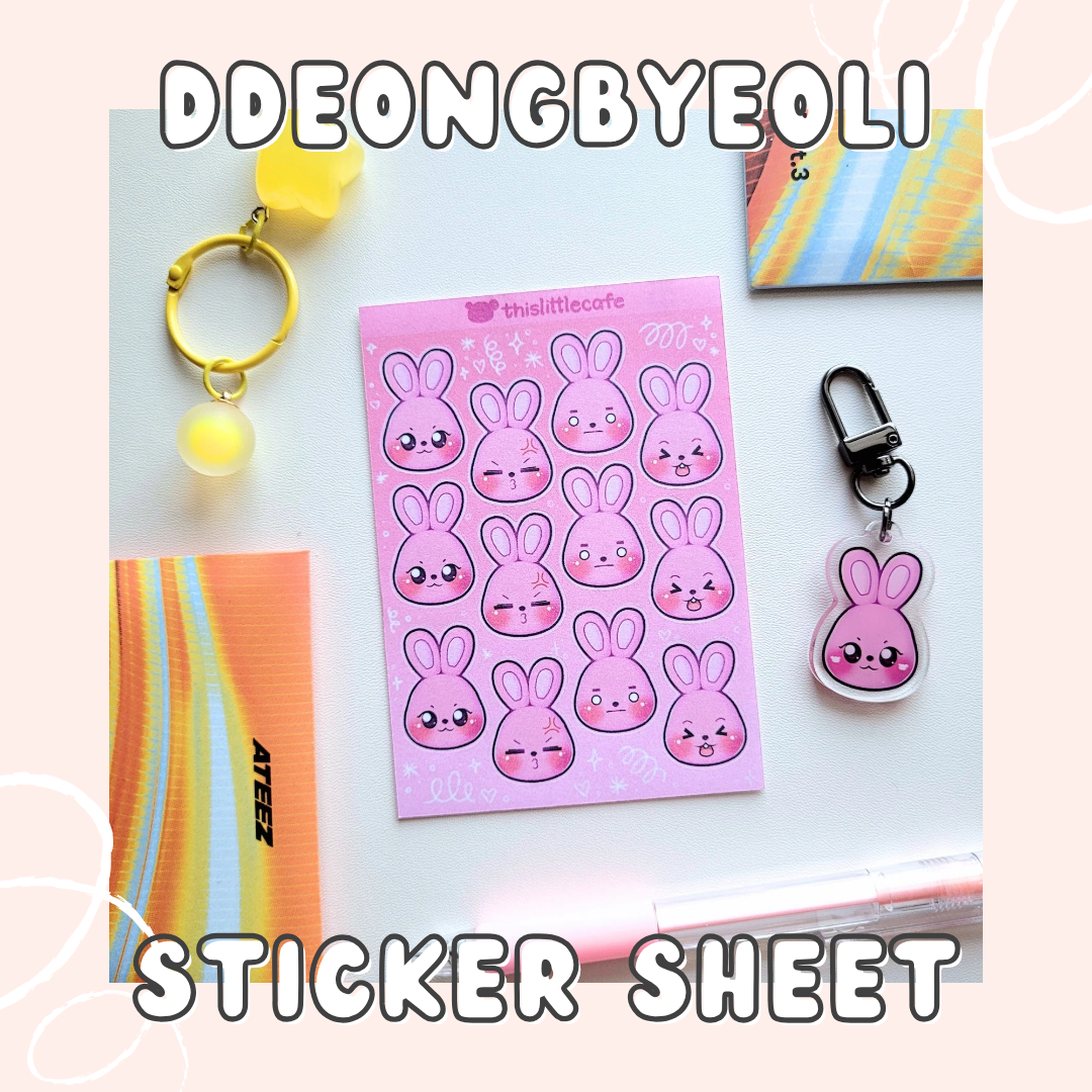 Seonghwa (Ddeongbyeoli) Sticker Sheet